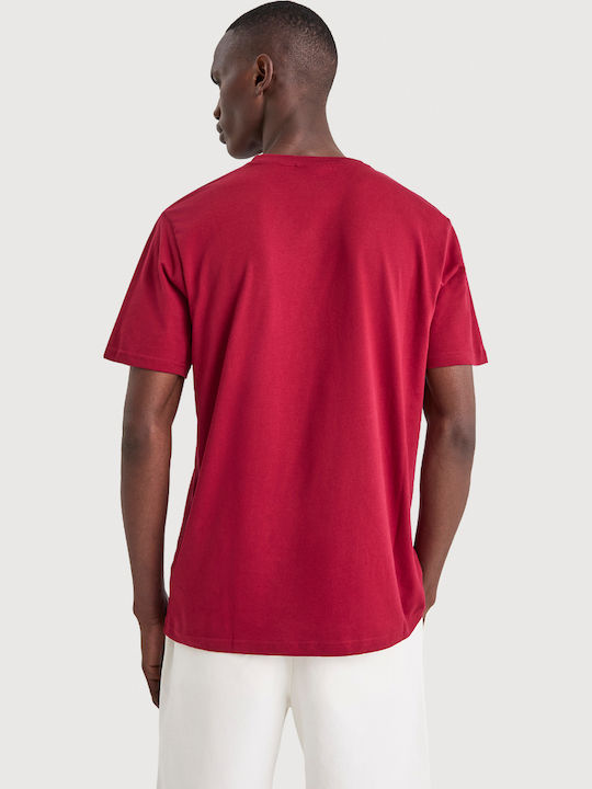 Nautica T-shirt Σκουρο Κοκκινο