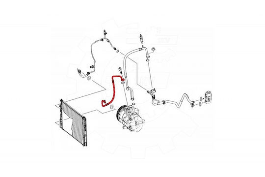 Furtun Aer Condiționat Mercedes-Benz Cla X117 C117 Clasa A W176 B W246 W242 Gla X156 A2468303515