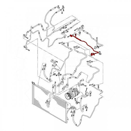 Klimaanlagenrohr Audi Q7 Vw Touareg 7l6820741f