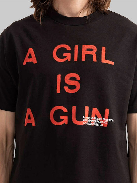 T-shirt Μαύρο