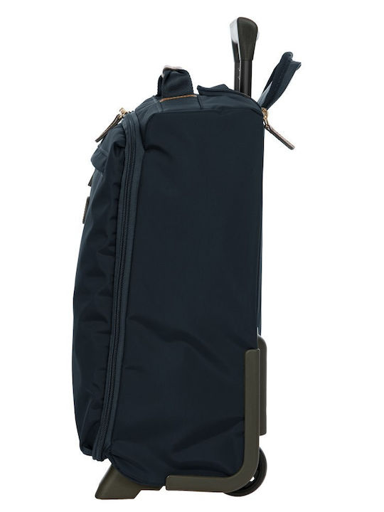 Bric's Milano X-travel Cabin Suitcase Ocean Blue with 4 Wheels Height 45cm
