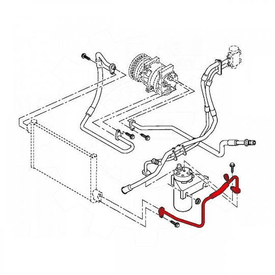 A/C Hose Nissan Interstar Opel Movano A Renault Master II 9244600Q0A