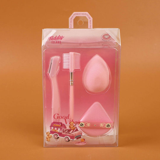 Professional Set with Make Up Sponges for Foundation 4 Pieces