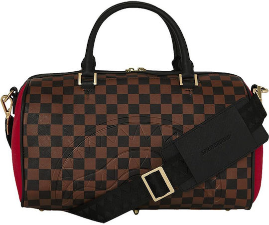 Sprayground Duffle Sack Voyage Brown Fabric L32xW15xH24cm