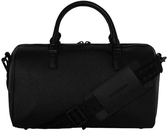 Sprayground Duffle Sack Voyage Black from Artificial Leather L32xW15xH24cm