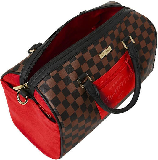 Sprayground Duffle Sack Voyage Brown Fabric L32xW15xH24cm