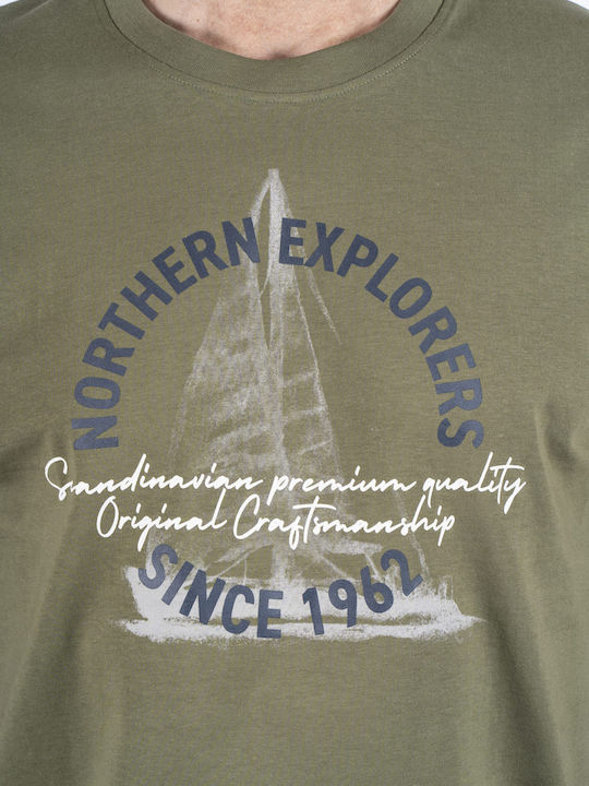 T-shirt Χακί