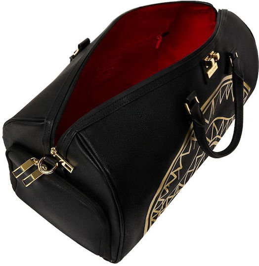 Sprayground Duffle Σακ Βουαγιάζ Μαύρο Υφασμάτινο Μ50xΠ25xΥ27εκ.
