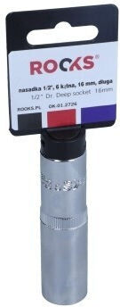 Rooks Hexagon Long Socket with Frame Host 1/2" Diameter 16mm