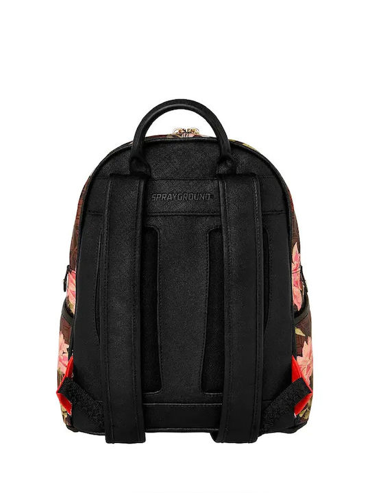 Sprayground School Backpack Brown with Water Bottle Holder
