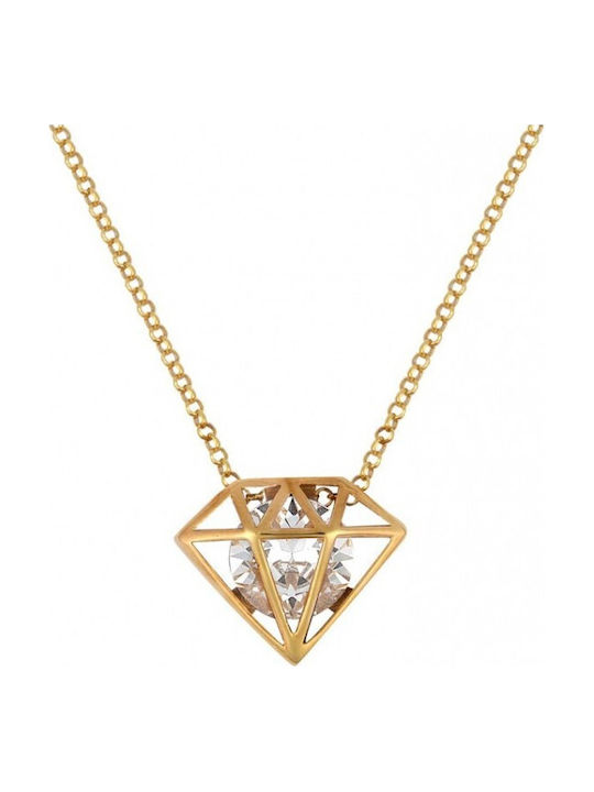 VTJ Necklace From Gold Plated Silver