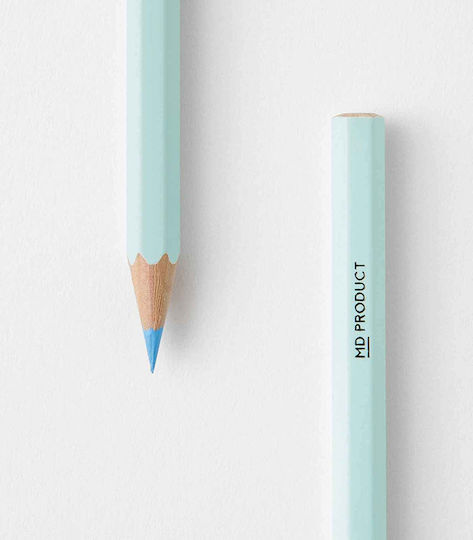 Σετ 6 Χρωματιστά Μολύβια Midori Md Pencil Color