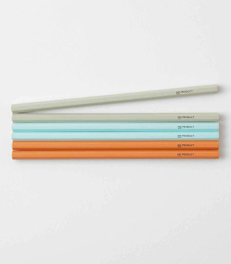 Σετ 6 Χρωματιστά Μολύβια Midori Md Pencil Color