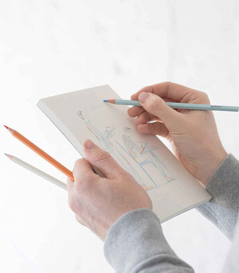 Σετ 6 Χρωματιστά Μολύβια Midori Md Pencil Color