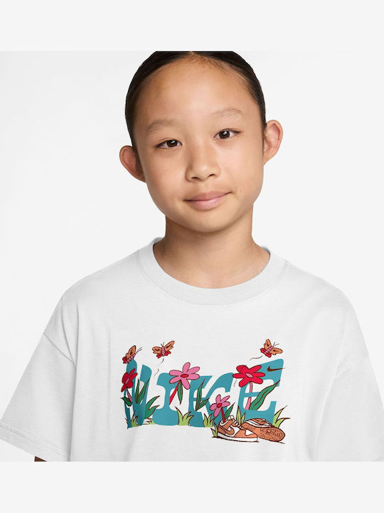 Kinderoberteile T-Shirt Weiß
