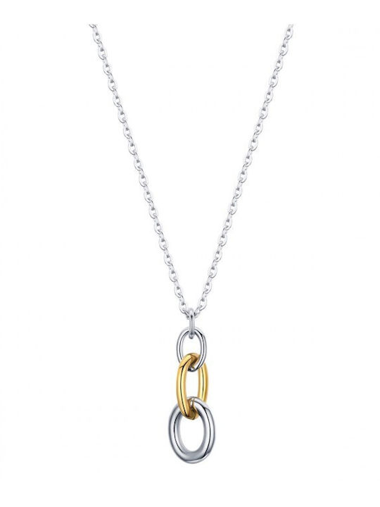 Luca Barra Necklace Made of Steel