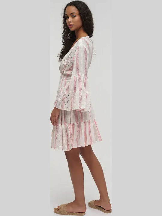 Summer Mini Ecru Dress