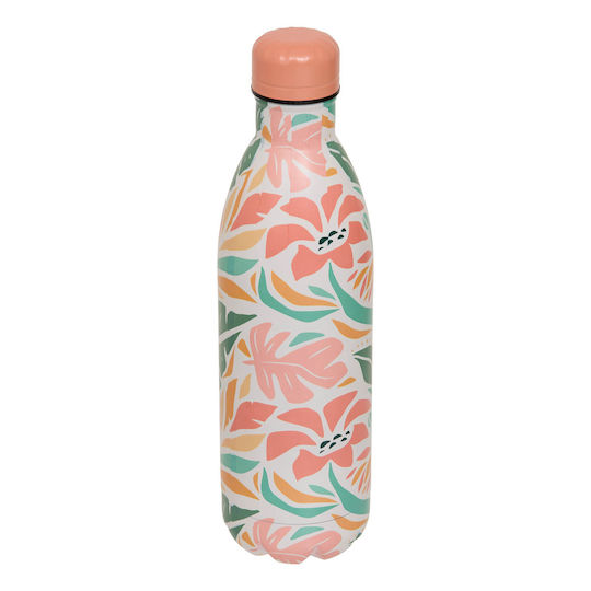 5Five Stainless Steel Thermos Bottle 1lt Pink