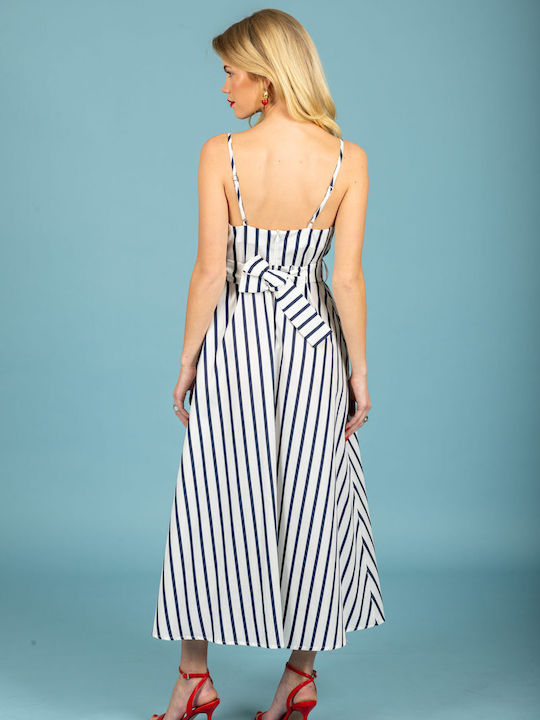 Summer Midi Dress Blue 131-81883-Blue