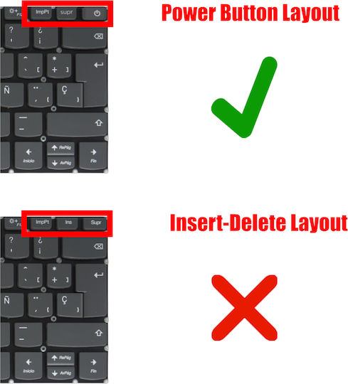 German Laptop Keyboard Lenovo Ideapad 320-14 3-14ada6 3-14are05 3-14itl6 3-14iml05 3-14itl05 520-14ikb Sn20m61460 Power Key De Without Frame Gray Code 40475detype2