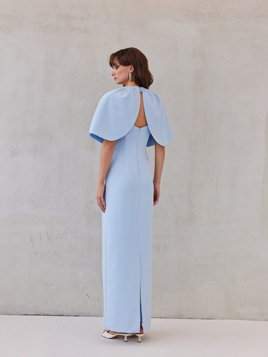 Maxi Evening Dress Baby Blue