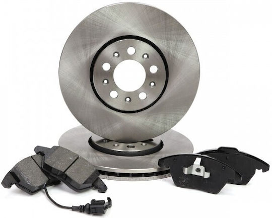 Set Bremsbelag Scheiben Für Audi A3 8l1 1.6 A3 8l1 1.8 A3 8l1 1.8 T A3 8l1 1.9 Tdi