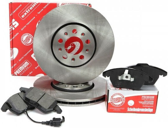 Set Bremsbelag Scheiben Für Audi A3 8l1 1.6 A3 8l1 1.8 A3 8l1 1.8 T A3 8l1 1.9 Tdi