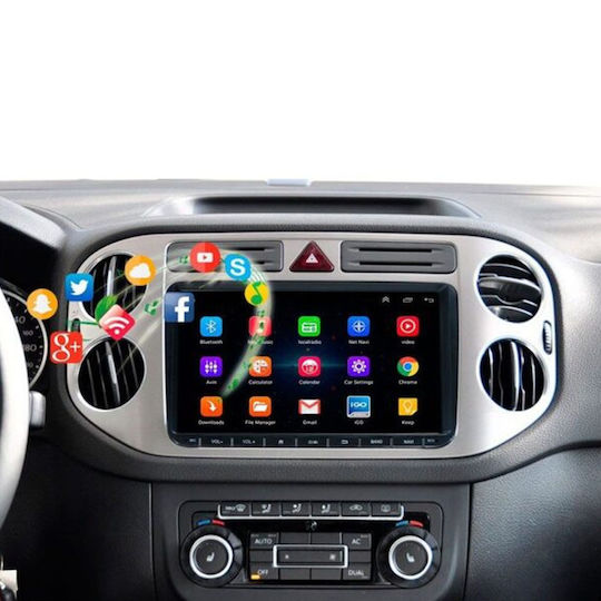Auto-Audiosystem 2 DIN (Bluetooth/USB/Eingebautes Wi-Fi / 3G/GPS/Apple CarPlay/Android Auto) mit Touchscreen 9 Zoll