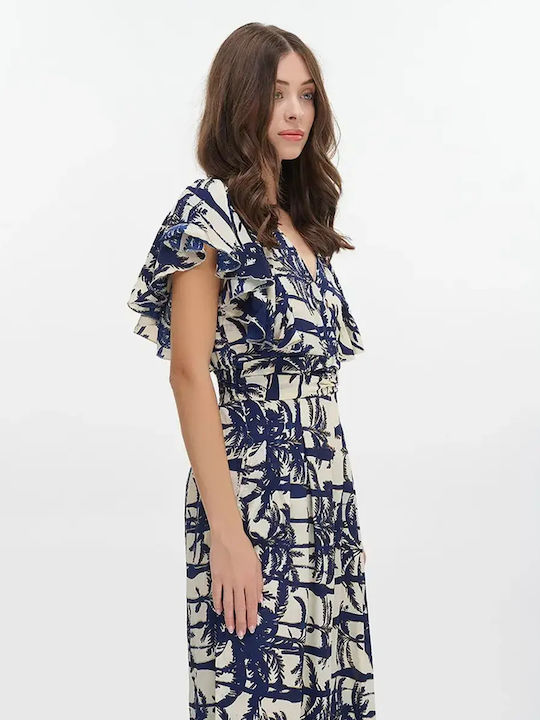Damen Blau Jumpsuit