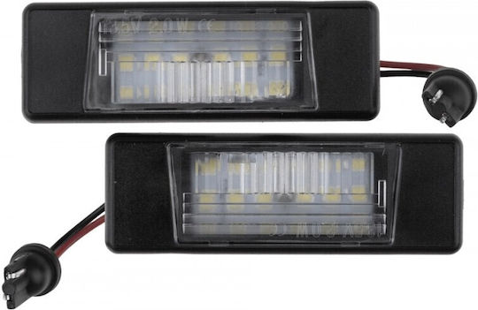 License Plate Lighting Nissan Juke 2010-2019 1.2L SUV Nissan Juke 2010-2019 1.5L SUV Nissan Juke 2010-2019 1.6L SUV