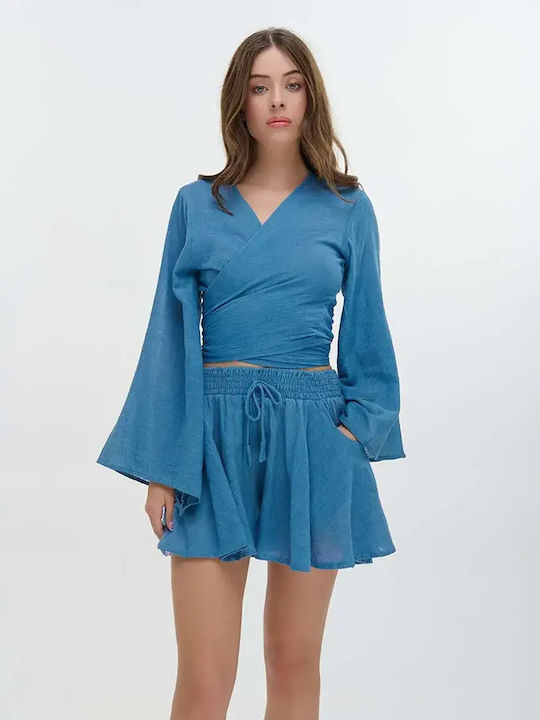 Damen-Shorts Blau