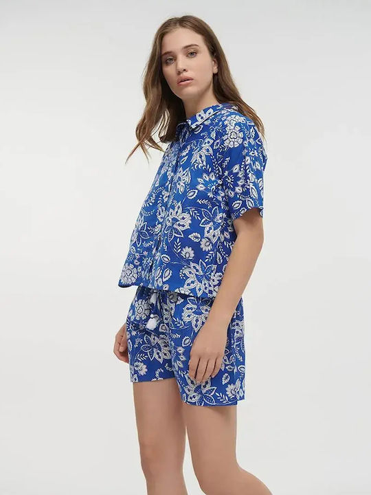 Damen-Shorts Blau