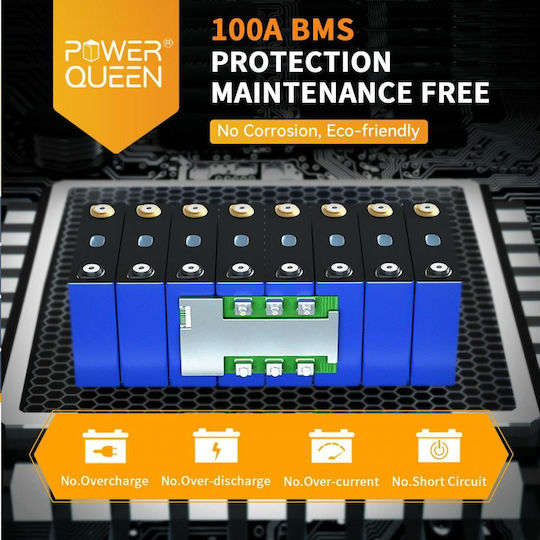 Power Queen LiFePO4 Battery 7682