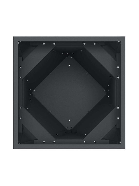 vidaXL Set 2 Töpfe Metall Charcoal