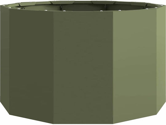 vidaXL Topf Metallisch Green 60x60x35cm.