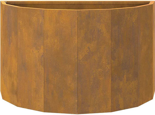 vidaXL Γλάστρα Μεταλλική Rusty 60x60x35εκ.