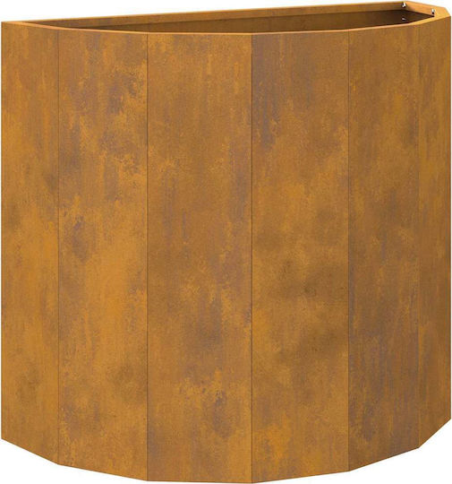 vidaXL Γλάστρα Μεταλλική Σκ Rusty 60x60x50εκ.