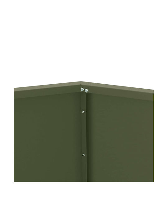 vidaXL Pot Metallic Green 50x50x40cm.