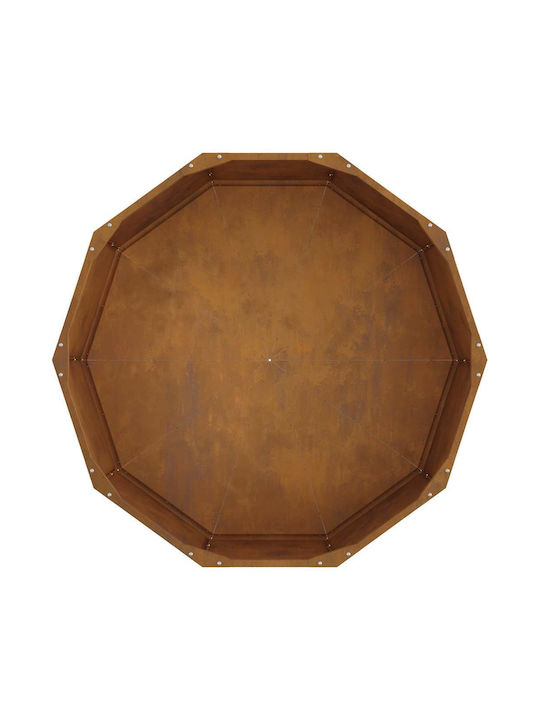 vidaXL Ghiveci Metal Sk Rusty 90x90x35cm.
