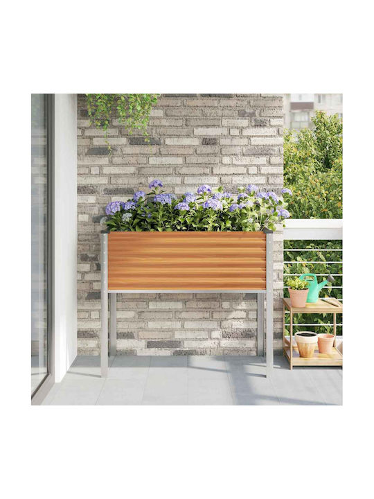 vidaXL Topf Metallisch Open Café 100.5x40.5x90cm.