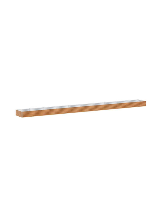 vidaXL Planter Box Metallic Bronze 970x100x36cm.