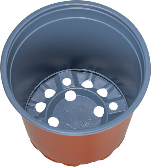 vidaXL Keramik Blumentopf Orange 15x15x12,5cm