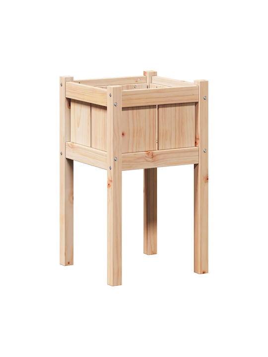 vidaXL Саксия Дърво 40x40x70см.