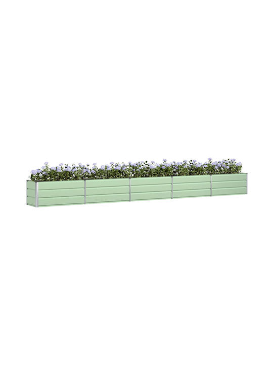 vidaXL Topf Metallisch Pastel Green 480x50x45cm.