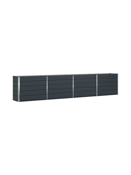 vidaXL Topf Metallisch Charcoal 480x50x45cm.