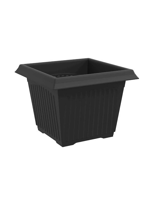 vidaXL Set 6 Töpfe Kunststoff Black
