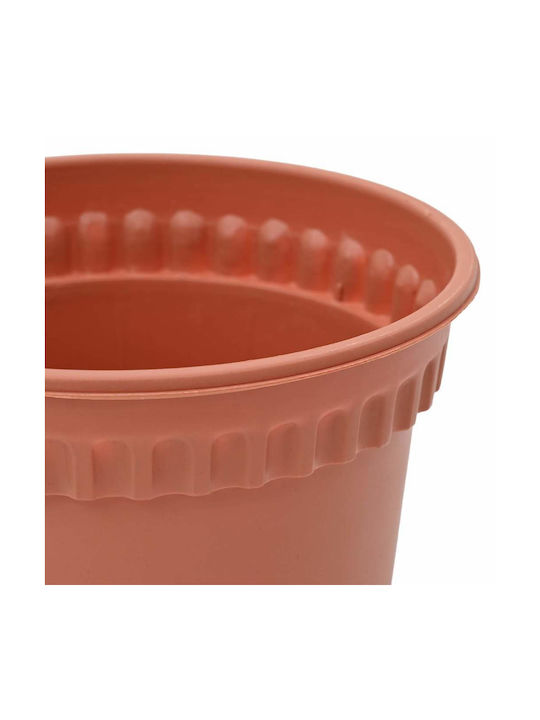 vidaXL Set 24 Ghivece de Flori Din Plastic Cărămiziu 17x14cm