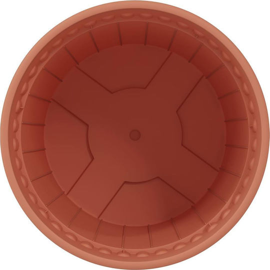 vidaXL Σετ 24 Γλάστρες Πλαστικές Κεραμιδί 17x14εκ.