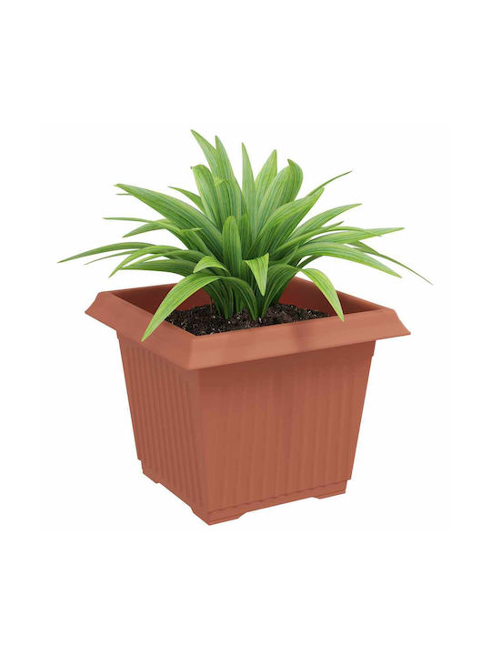 vidaXL Set 24 Ghivece Plastice Light Terracotta