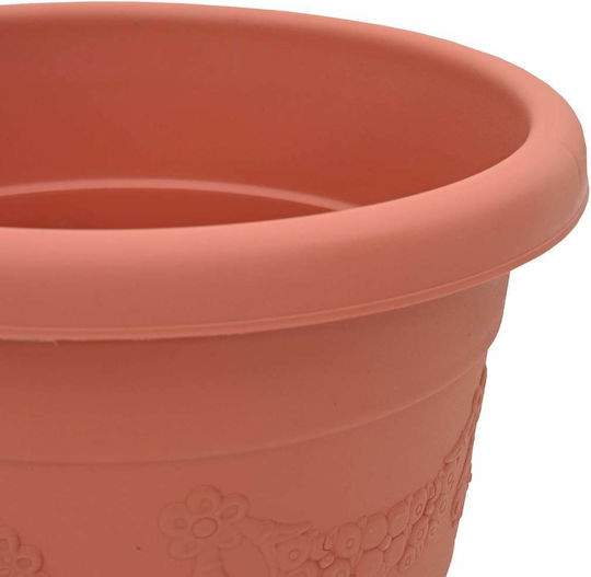 vidaXL Set 6 Pots Plastic Light Terracotta vidaXL Set 6 Pots Plastic Light Terracotta